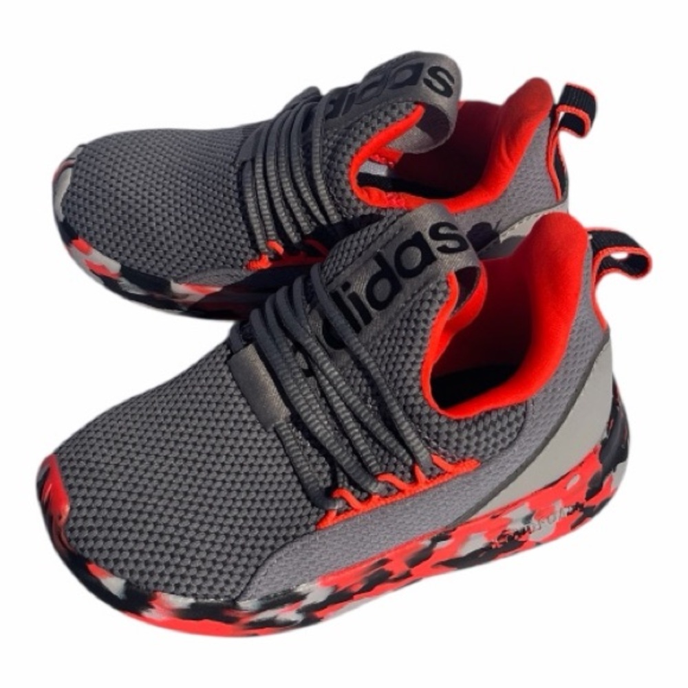 Adidas Kids Sneakers in Gray and Red